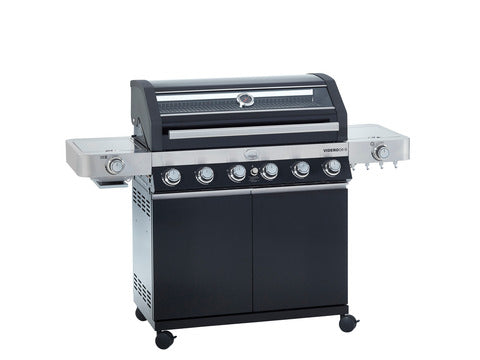 RÖSLE VIDERO G6-S VARIO+ GASGRILL 157 x 58 x 118 CM 27500 WATT SORT