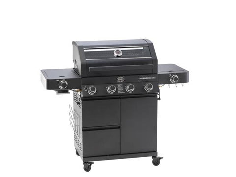 RÖSLE VIDERO PRO G4-S VARIO+ GASGRILL 139 x 58 x 118 CM 20500 WATT SORT