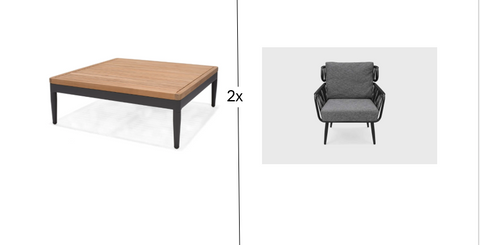 Topaz loungesæt