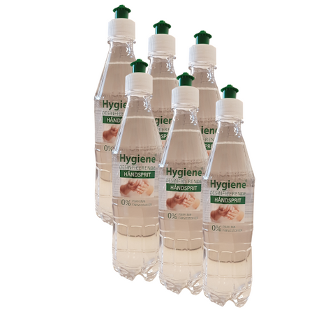 6-PAK 500mL HÅNDDESINFEKTION