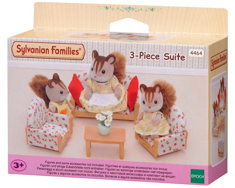 SYLVANIAN 3 PIECE SUITE 4464