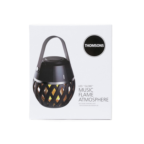 Thomsons flame atmosphere globe led med højtaler