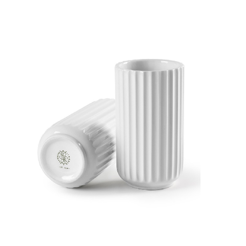 LYNGBY PORCELÆN HVID VASE PÅ 12 CM