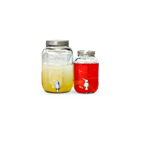 SAFT/OPBEVARINGSGLAS MED TAPPEHANE
