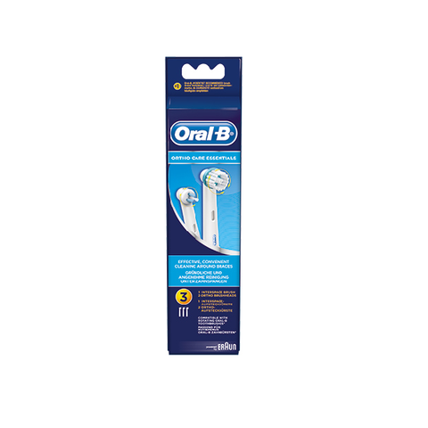 BRAUN ORAL-B LØSE BØRSTER - ORTHO CARE ESSENTIALS - TIL BØJLER.