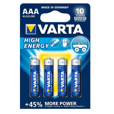 VARTA AAA BATTERIER