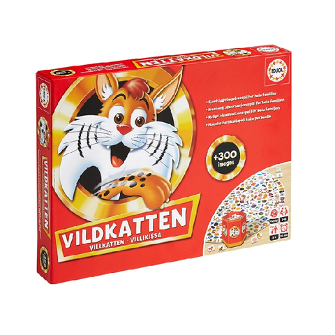 VILDKATTEN BRÆTSPIL MED 300 BILLEDER