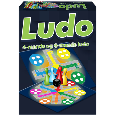 LUDO BRÆTSPIL TIL 4 OG 6 PERSONER