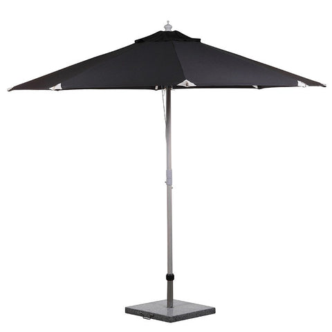 PARASOL Ø 3 METER SORT - HEL STANG